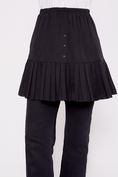 Levidor Black Pleated Undershirt