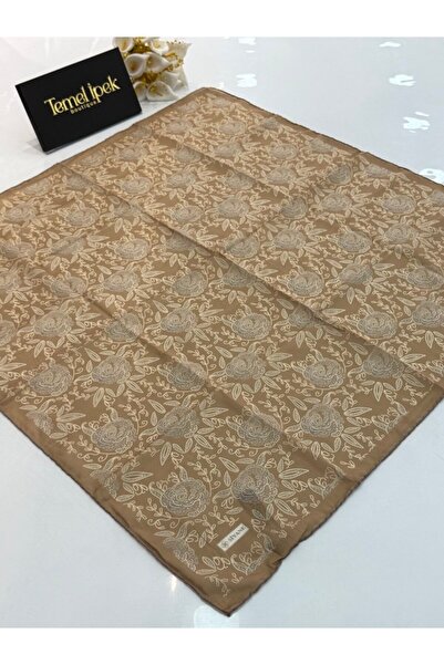 Siyane El Dikişli Pamuk Eşarp 6