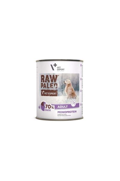 Raw Paleo Wet dog food Duck Monoprotein, 800 g