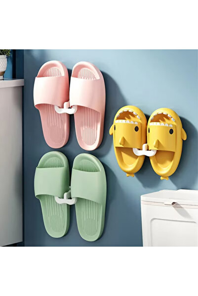 eldiven matik Terlik Askılığı Yapışkanlı Terlik Ayakkabı Organizeri Askı Düze...