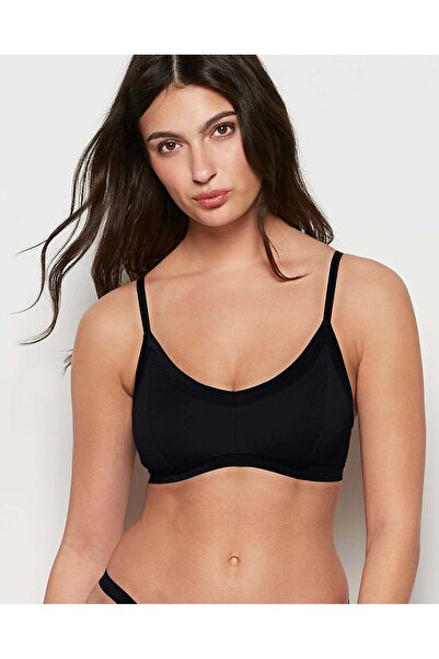 La senza Ultrasoft Modal Bralette in Tuxedo Black