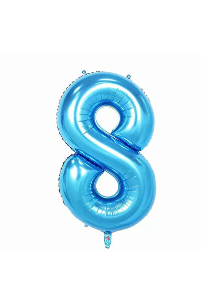 Generic بالونات حفلات عيد ميلاد من رقائق الهيليوم باللون الأزرق مقاس 40 بوصة،...