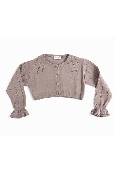 Gocoland Kız Çocuk Ajurlu Crop Hırka