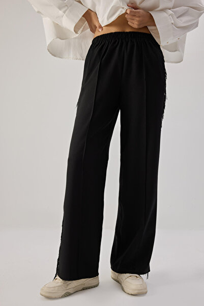 Touché Privé Tasseled Crepe Pants