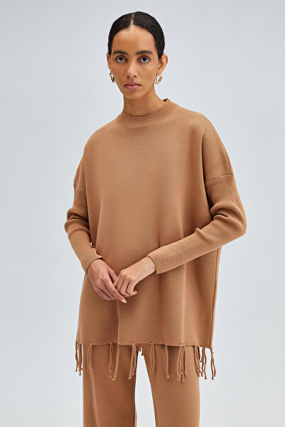 Touché Privé Fringed Sweater Pants Knitwear Set