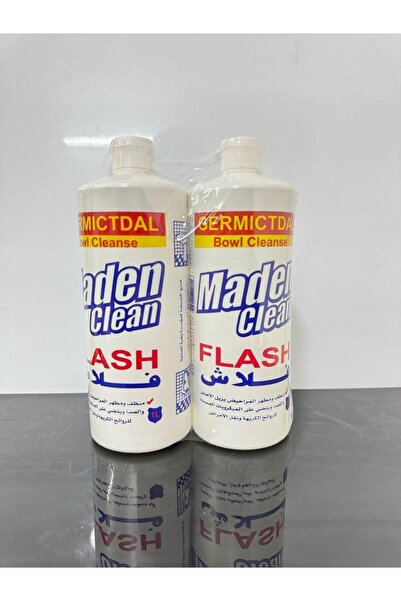MADEN منظف المرحاض كلين فلاش سعة 1 لتر، قطعتين