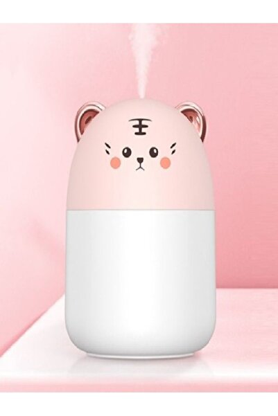 AYB KEDİ TASARIMLI 250 ML USB HAVA NEMLENDİRİCİ AROMA DİFÜZÖRÜ PEMBE