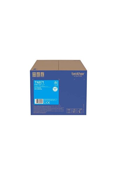 Brother TN871 Standard Yield Cyan Toner Cartridge