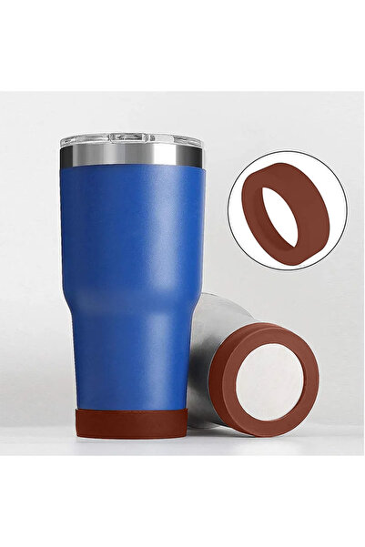 Bukate Set of 8 Silicone Coasters for Bottles and Mugs, 70mm, Multicolor, Bukate®