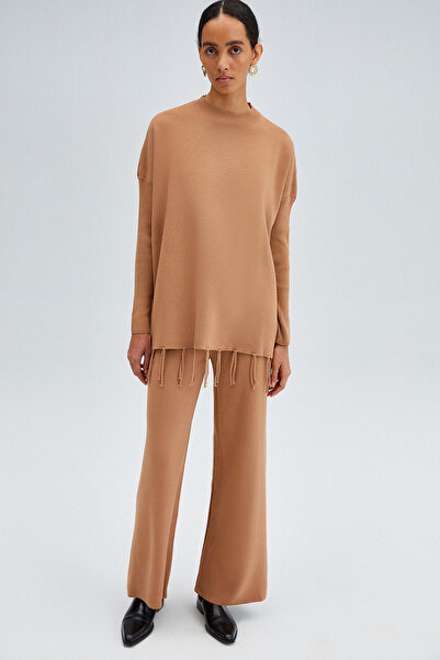 Touché Privé Fringed Sweater Pants Knitwear Set