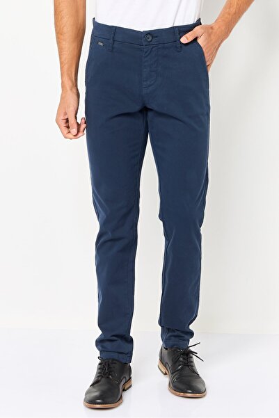 Guess Men Slim Fit Solid Chino Pants, Navy