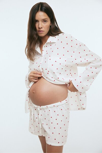 H&M MAMA Before & After Muslin Pijama Takımı