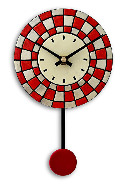 Tick Tack Clocks Mozaik Koleskiyonu Seramik Sarkaçlı Duvar Saati | El Yapımı ...