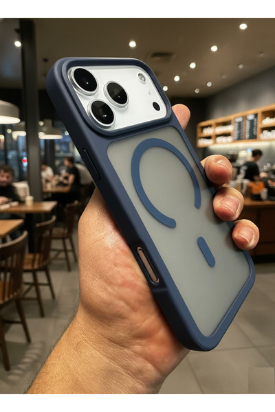 Fibaks iPhone 17 Pro Kılıf Kamera Çıkıntılı Magsafe Şarj Destekli Yumuşak Ken...