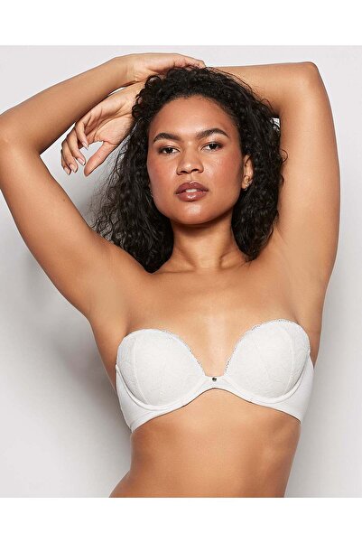 La senza حمالة صدر بدون حمالات باللون العاجي