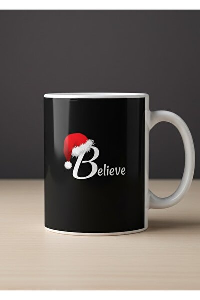 sartre art كوب بورسلين هدية بتصميم عيد الميلاد ورأس السنة الجديدة من "بيليف"