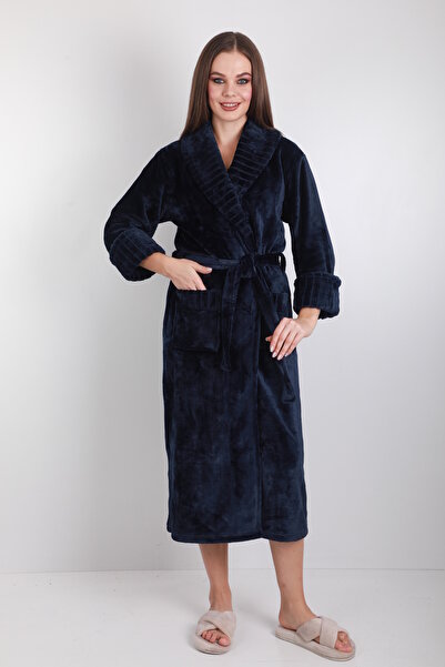 Wild Love 100% Bamboo Women's Shawl Collar Long Dressing Gown / Bathrobe