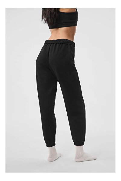 Alo Loose ankle-length sporty casual comfortable black pants
