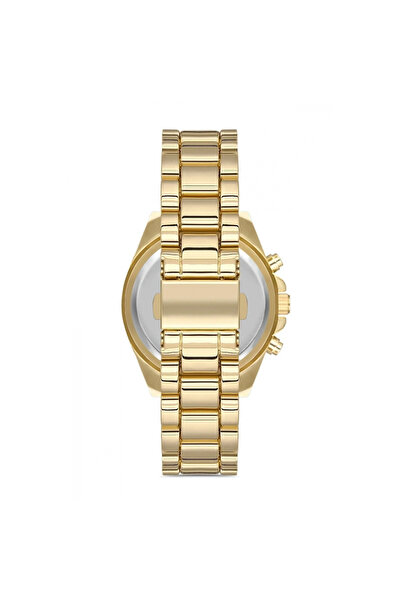 byhodi Elegant and Stylish Special Design Roman Numeral Detailed Metal Wrist Watch (gold)