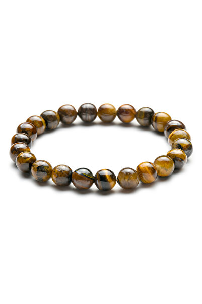 Inka Wood Co. Tiger Eye Bracelet – Luck, Strength and Protection |   8mm Cert...