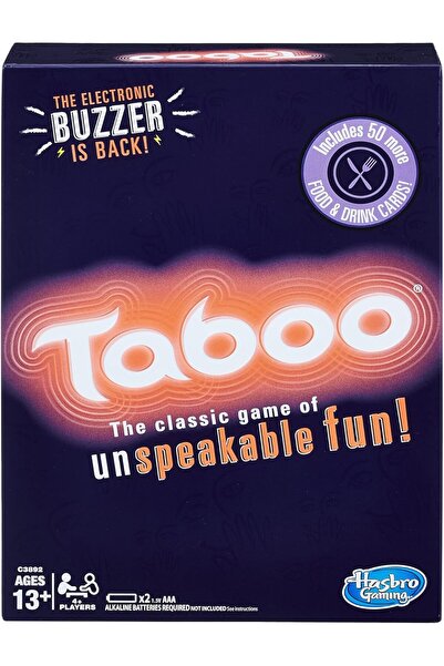 Hasbro Gaming Taboo Party Board Game With Buzzer for Ages 13 and Up