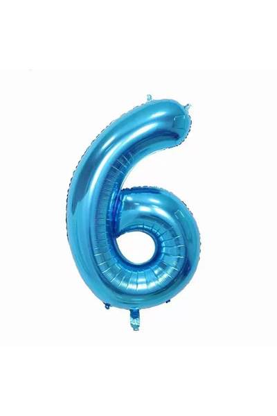 Generic 40 Inch Blue Digit Helium Foil Birthday Party Balloons Number 0-9