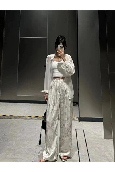 1way Floral long trousers