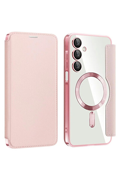 Samsung Θήκη MagFlip για A16 (A166), Μαγνήτης, Προστασία RFID, Δέρμα, Χρωμιωμ...