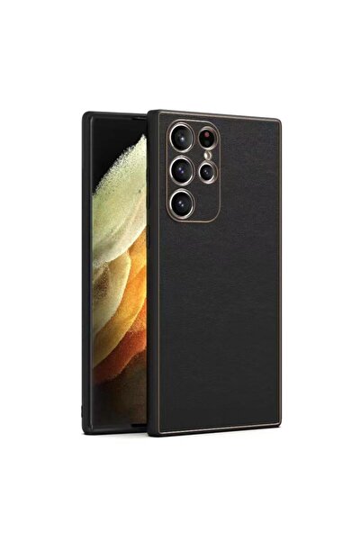 Samsung Θήκη για S23 Plus, -Δέρμα, TPU Edge, Μαύρη