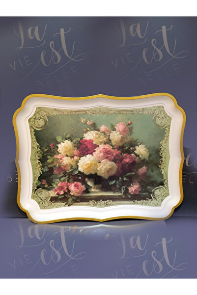 BALBAN TİCARET صينية عرض ميلامين غير قابلة للكسر مزدوجة