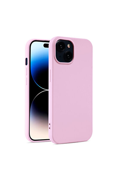 Apple Husa pentru iPhone 15 Plus, MicroFiber, TPU, Rose Roz