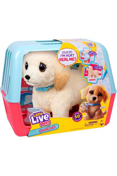 LITTLE LIVE PETS مجموعة Ouchies Deluxe SinglePack Hazel The Poodle (للأعمار من 5 سنوات فما فوق)