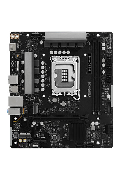 ASROCK H810M-H 6400MHz DDR5 Soket 1851 M.2 USB 3.2 HDMI mATX Anakart