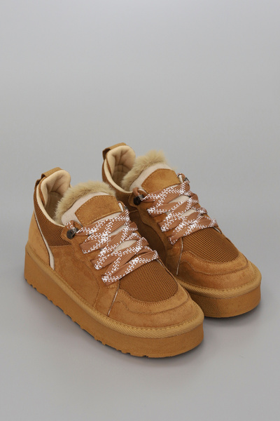 kajal ayakkabı Dzy 444 Thick Sole Fur Shoes