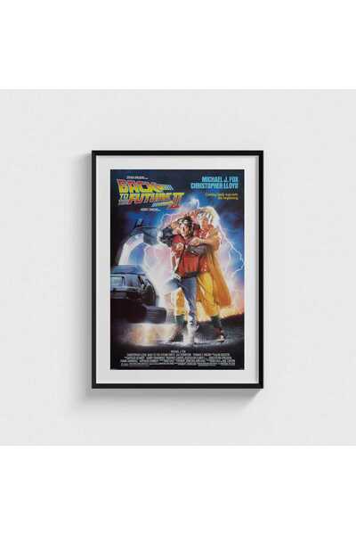 Domirus Back to the Future II (1989) Tablo Çerçeveli Poster Duvar Dekorasyonu