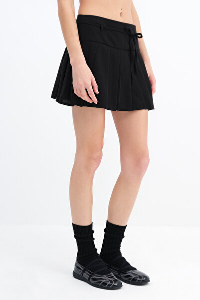 Addax Pleated Mini Skirt E1146