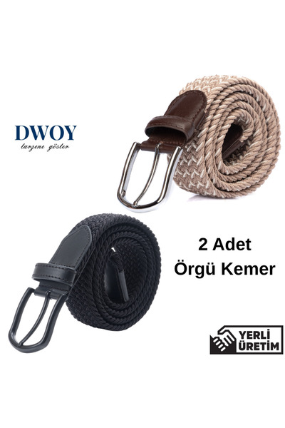 DWOY 2 bucăți centură elastică tricotată