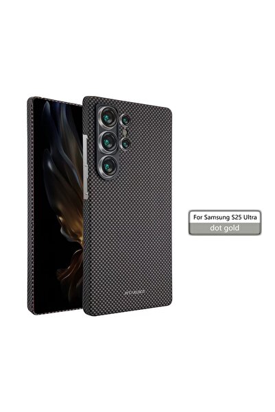 Samsung PTK Aramid Case for S25 Ultra (S938), Kevlar Fiber, with MagSafe, Woven Brown