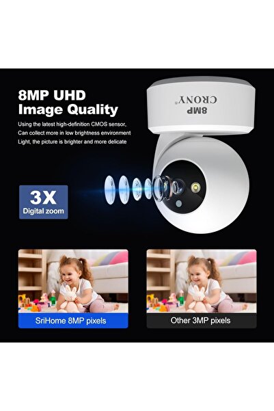 Generic CRONY SH064 8MP HD Indoor Security Camera
