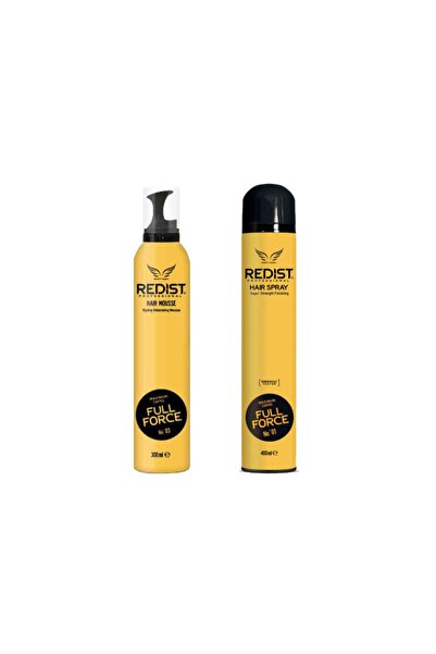 Redist Redist styling package: Full Force Hair Mousse 300ml and Full Force Hairspray 01 400ml