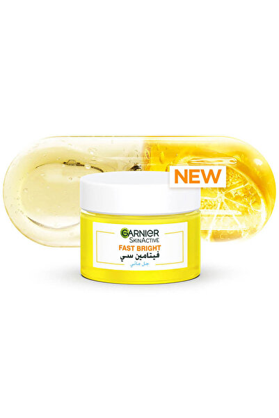 Garnier جل كريم مائي مرطب بفيتامين سي فاست برايت من سكين أكتيف، يدوم 48 ساعة،...