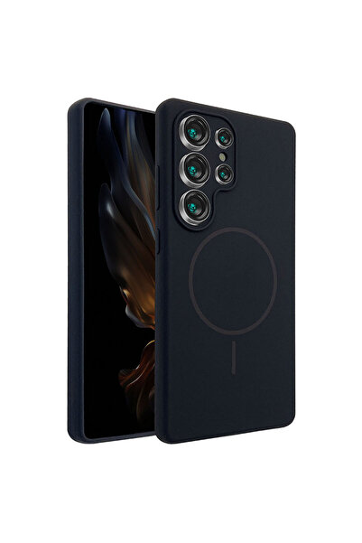 Samsung Husa MagThin за S24, Smooth Soft, MagSafe, Negra