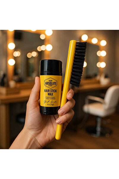 Lucani Cosmetic Absolute Hair Stick Wax + Saç Fırçası Seti | Elektriklenme Ön...