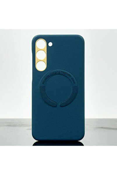 Samsung Θήκη Kraft για S23, MagCase, -Δέρμα, Μαύρη