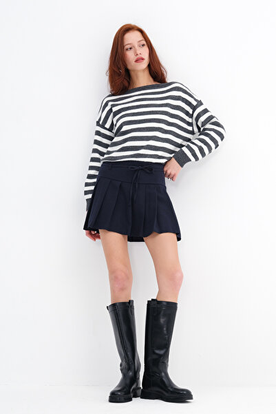 Addax Pleated Mini Skirt E1146