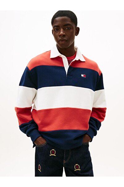 Tommy Hilfiger TJM RLX BADGE STRIPE RUGBY