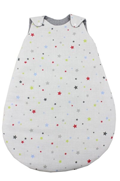 PRICHINDEL Muslin sleeping bag without filling, colorful stars