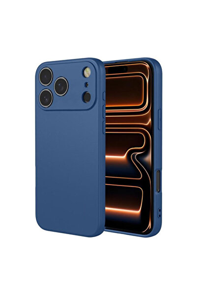 Apple Husa pentru iPhone 17 Pro, MicroFiber, TPU, Navy Albastra