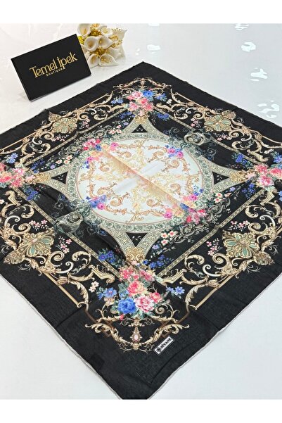 Siyane Шал от памук с ръчно изработени шевове 3