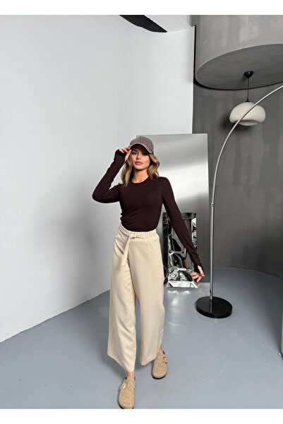 modapark.ist Women's Finger Detailed Bodysuit